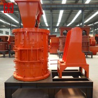 高效立軸復合式制砂機 立式合金板錘石料石英砂制沙機破碎機
